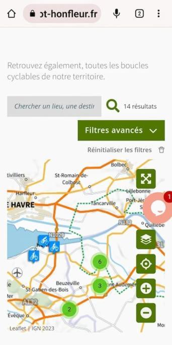 Bienvenue Chez Vous Leilighet Honfleur Eksteriør bilde