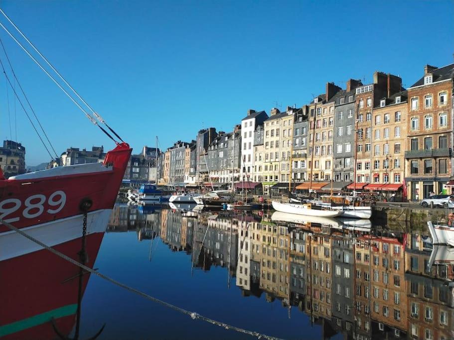 Bienvenue Chez Vous Leilighet Honfleur Eksteriør bilde