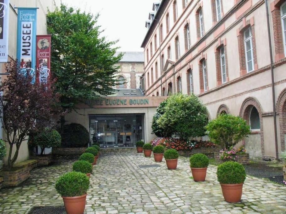 Bienvenue Chez Vous Leilighet Honfleur Eksteriør bilde